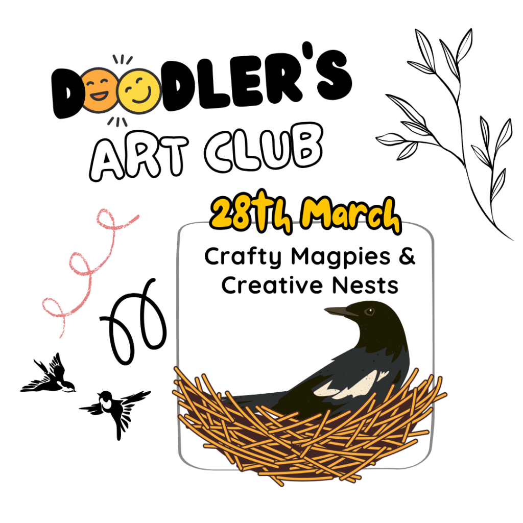 Doodler’s Art Club: Crafty Magpies and Creative Nests