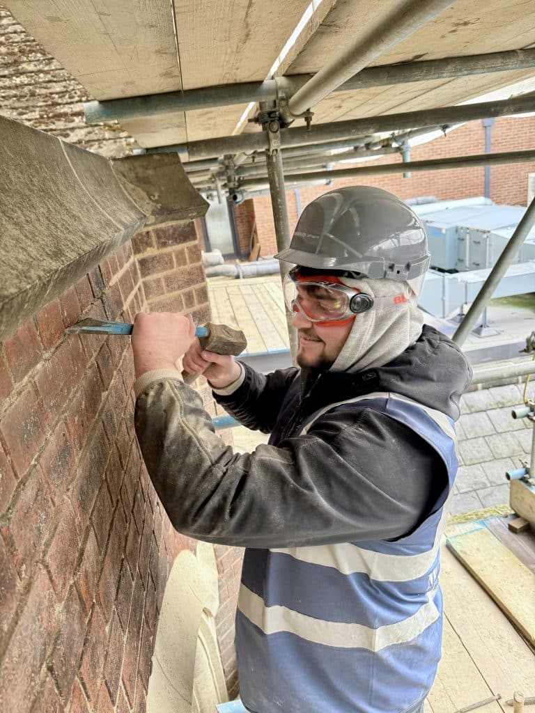 Roof Update: Students Gain Work Experience