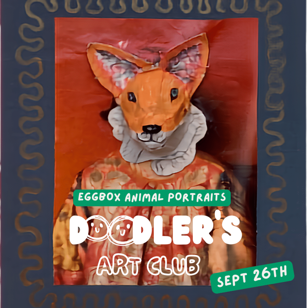 Doodler’s Art Club: Eggbox Animal Portraits